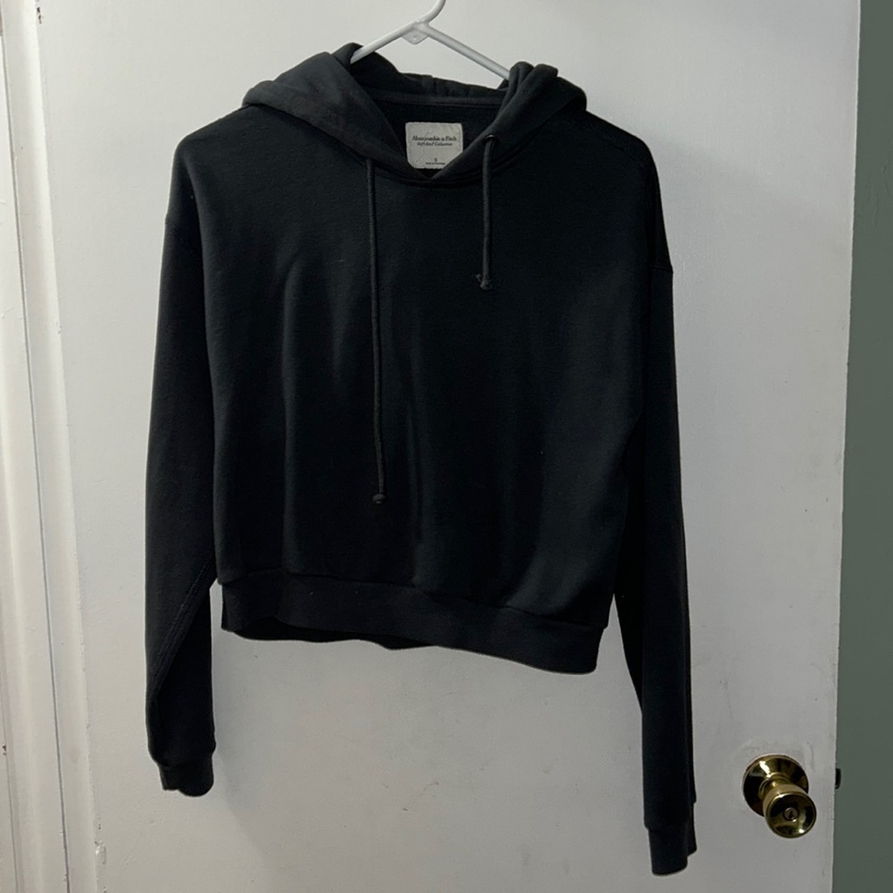 Abercrombie soft a&f cropped hoodie